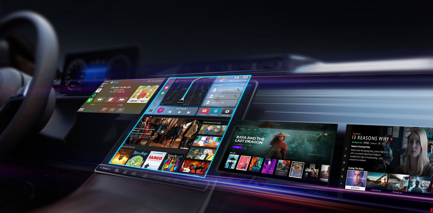 OTTOCAST PICASOU 2 CarPlay AI Box Stream Box, Carplay & Android Auto Wireless Adapter