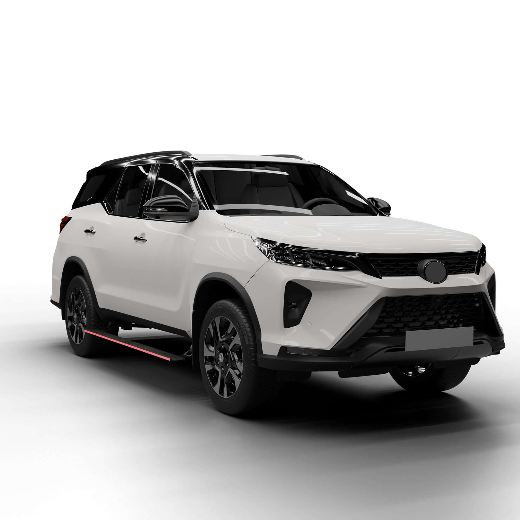 Electric Side Step for Toyota Fortuner 2016+ with RGB Streamer Lights and App Controlled