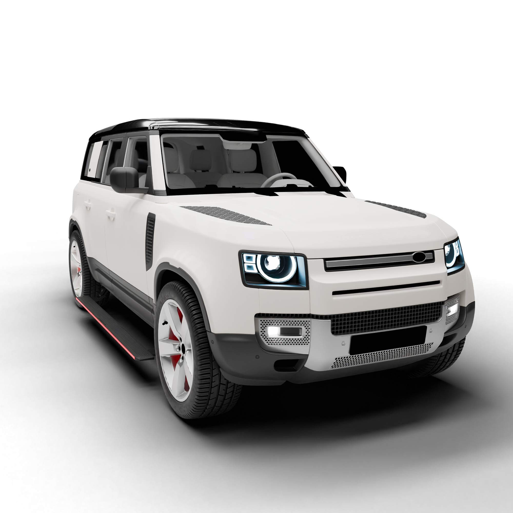 JCBL Accessories Automatic Door Side E-Step for SUVs ( Land Rover Defender 23+ E-Side Step)