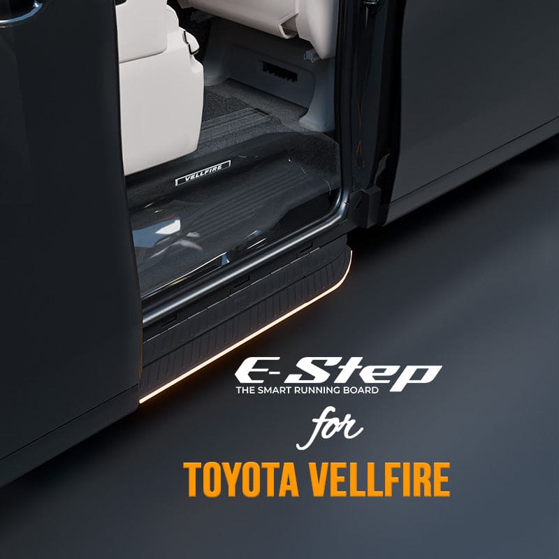 Toyota Vellfire Electric Side Step with RGB Streamer Lights & App Control