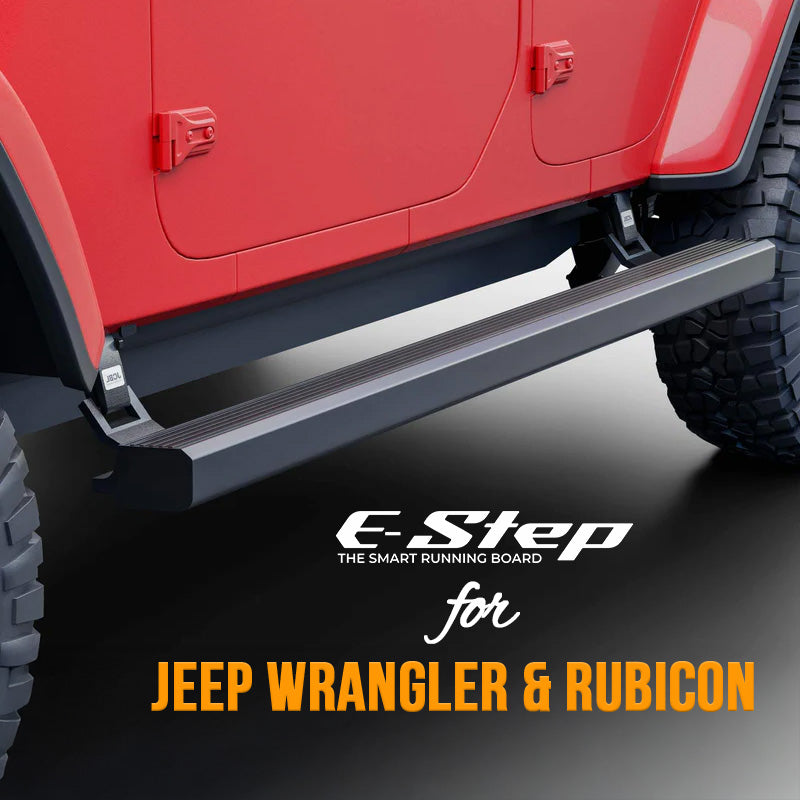 Jeep Wrangler & Rubicon 2018+ Electric Side Step (Without RGB Streamer Lights)