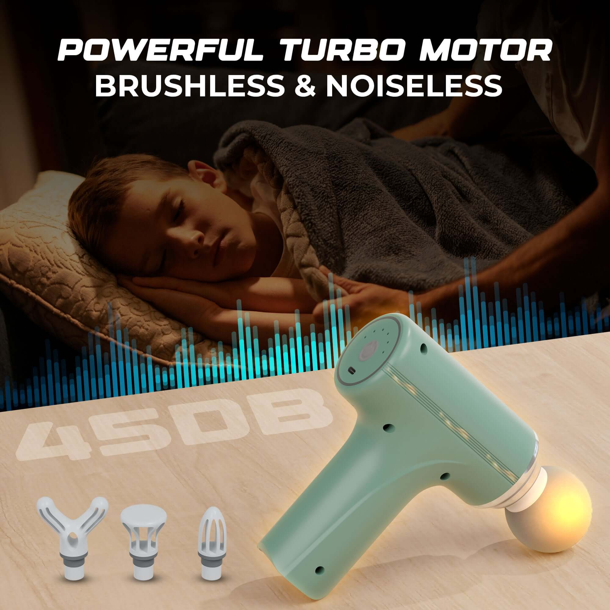 Glock Body Gun Massager | 4 Bullet Heads