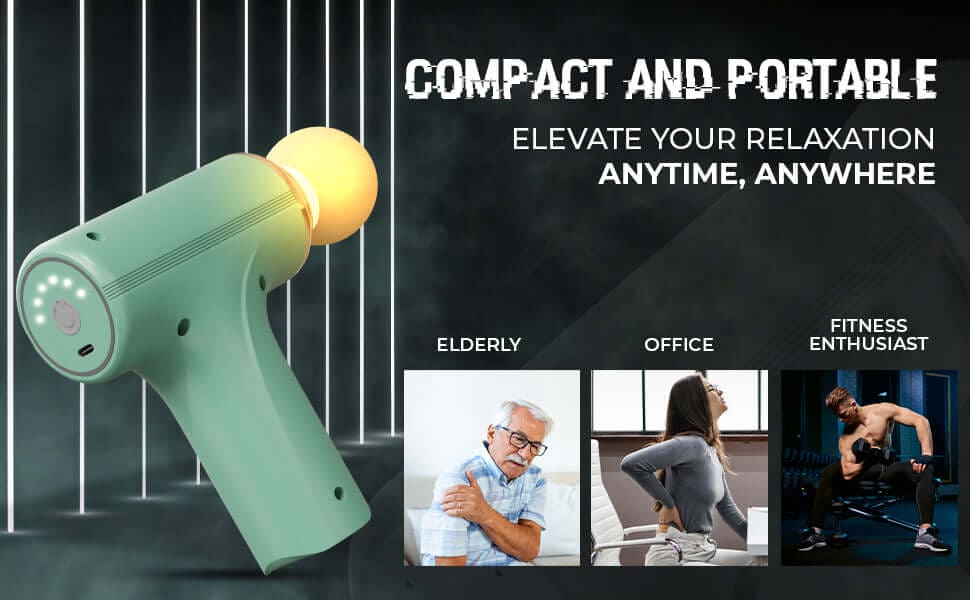 Glock Body Gun Massager | 4 Bullet Heads