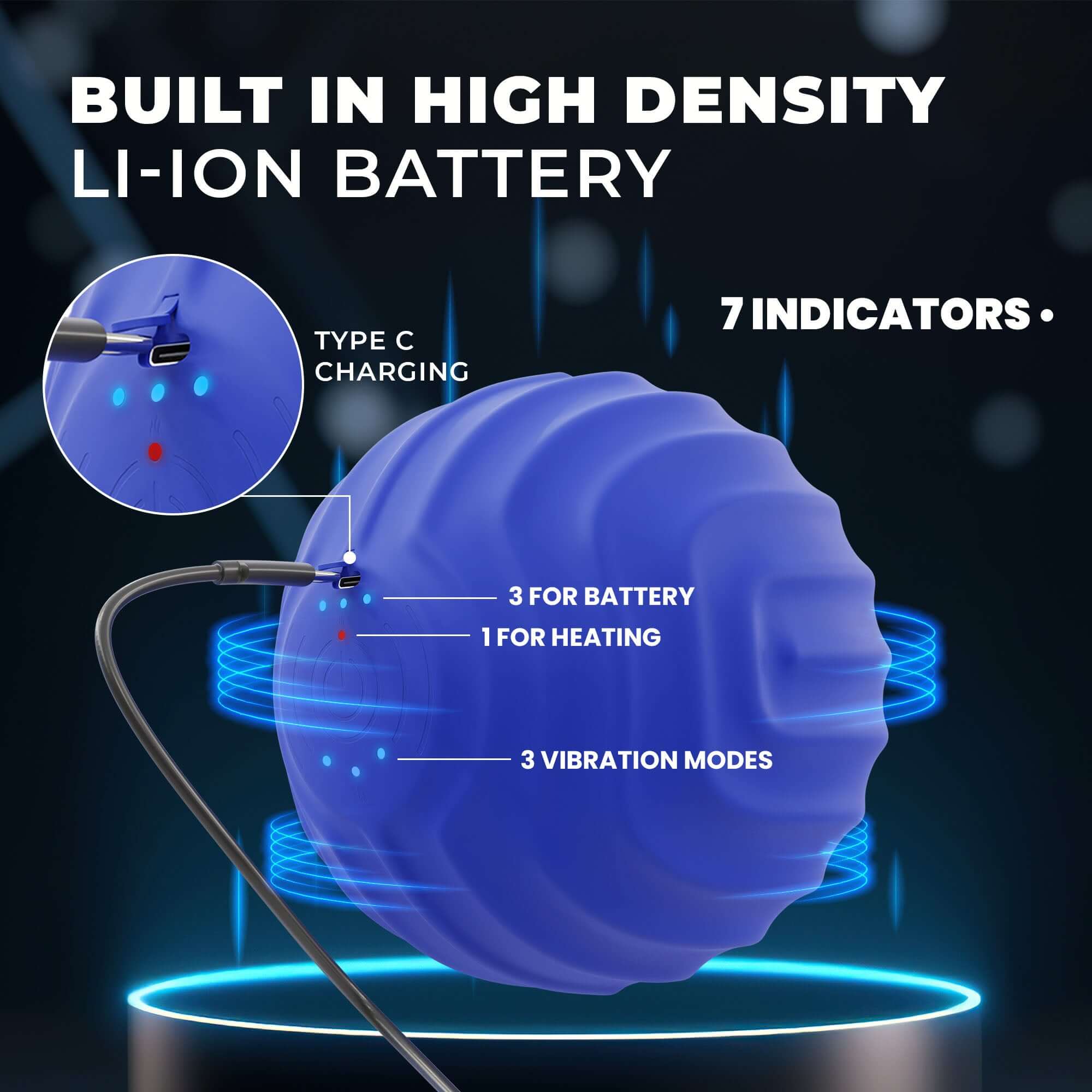 ORB Massager Ball with Heating and Vibration Modes
