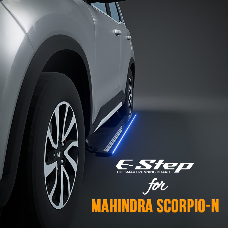 Mahindra Scorpio-N Electric Side Step with RGB Streamer Lights & App Control