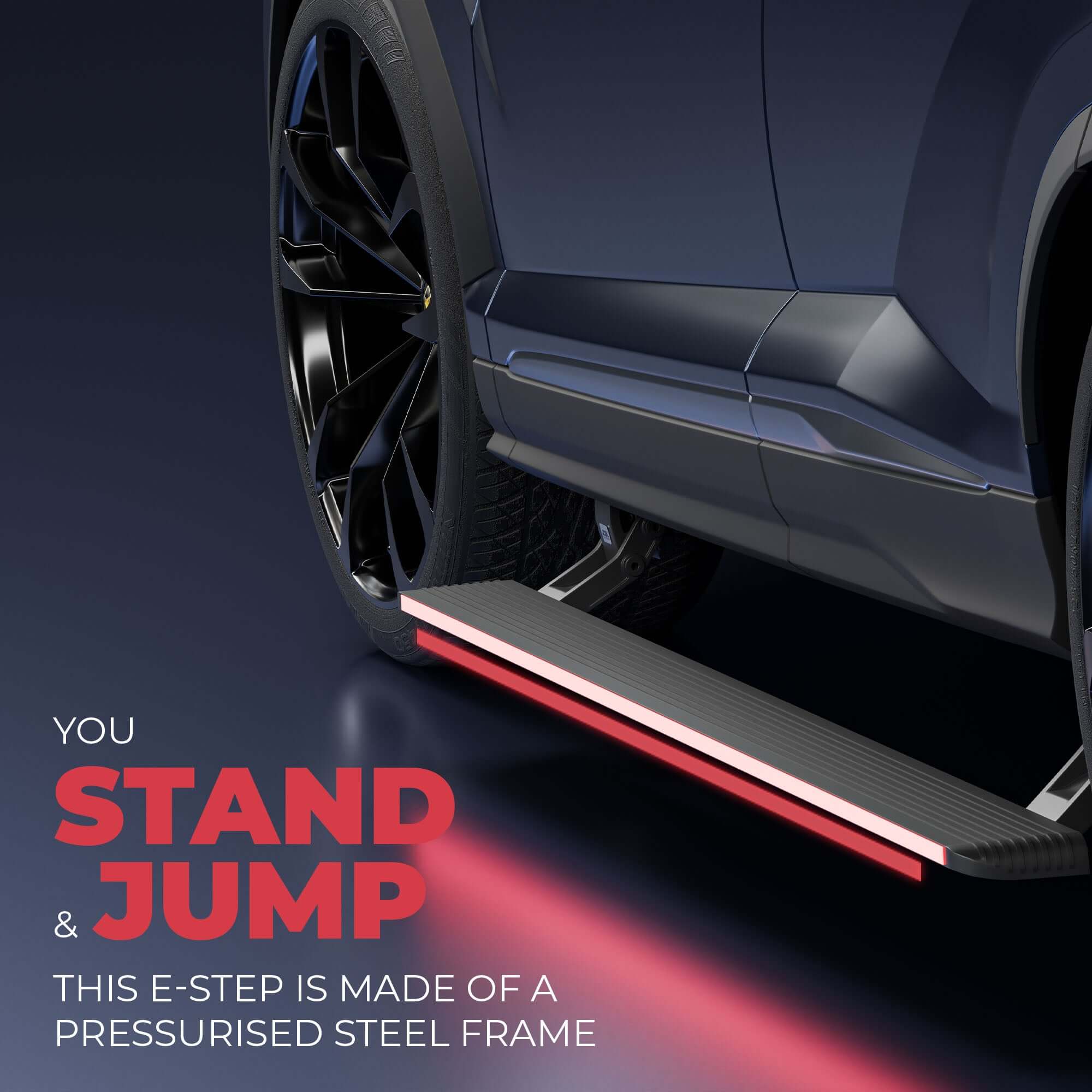 Electric Side Step for Lamborghini Urus 2022+ with RGB Lights (App Controlled)