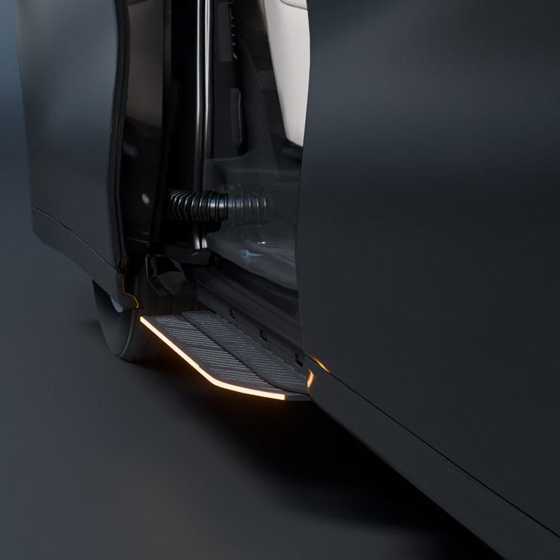 Toyota Vellfire Electric Side Step with RGB Streamer Lights & App Control