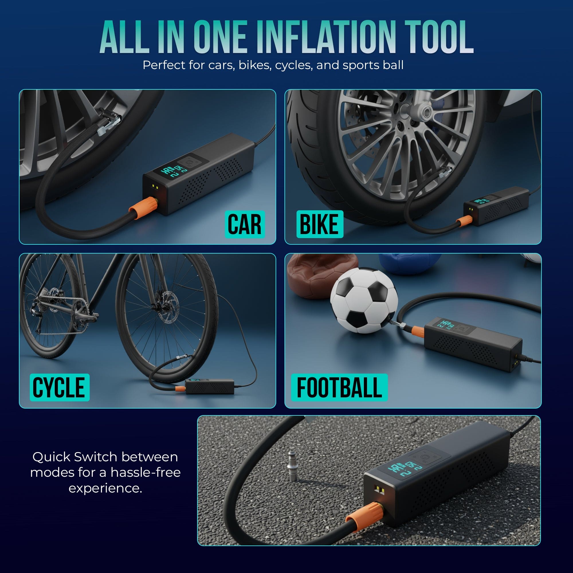 Wired Tyre Inflator