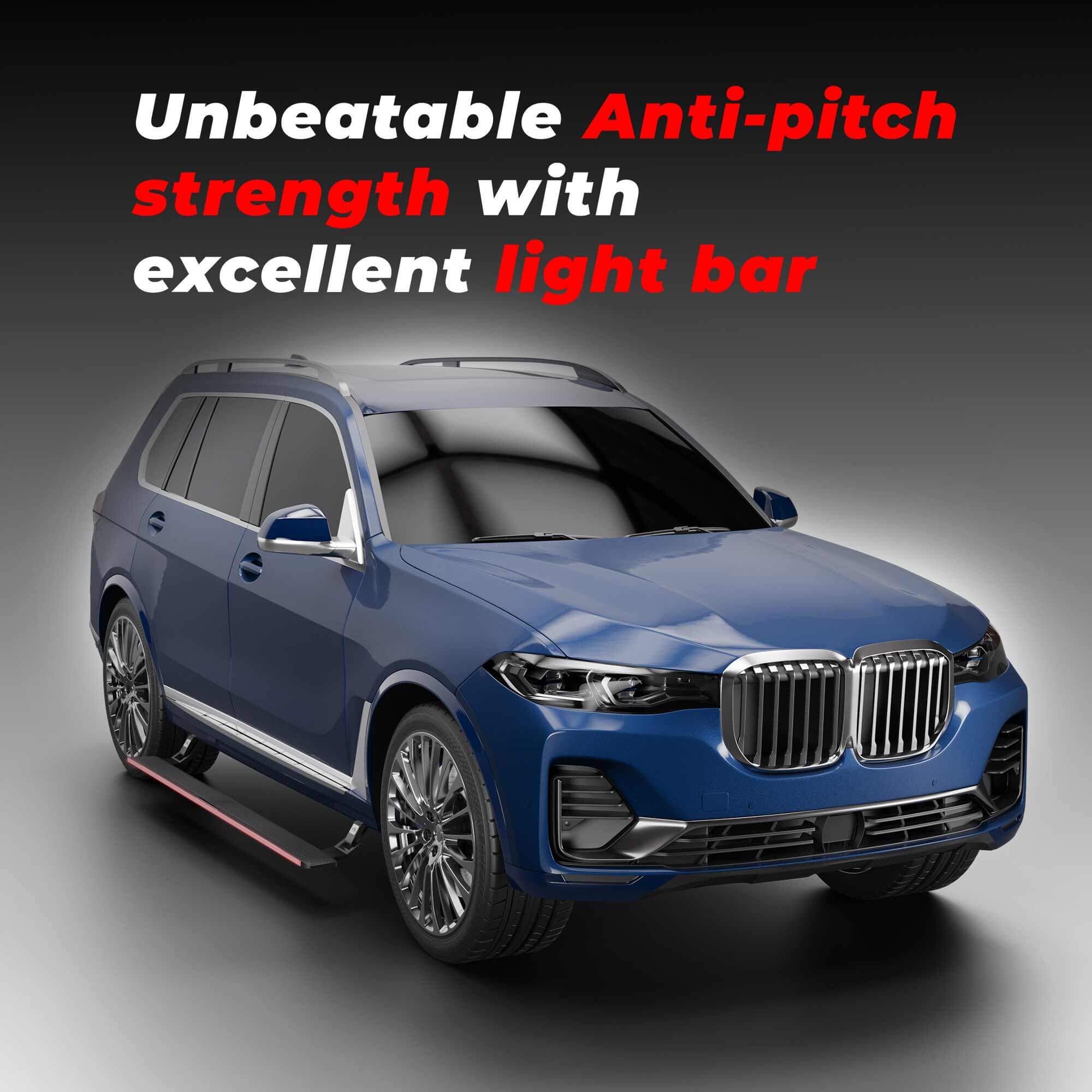 JCBL Accessories Automatic Door Side E-Step for SUVs (BMW X7 19+ E-Side Step) | Unbeatable anti- PITCH ich clrenot with excellent