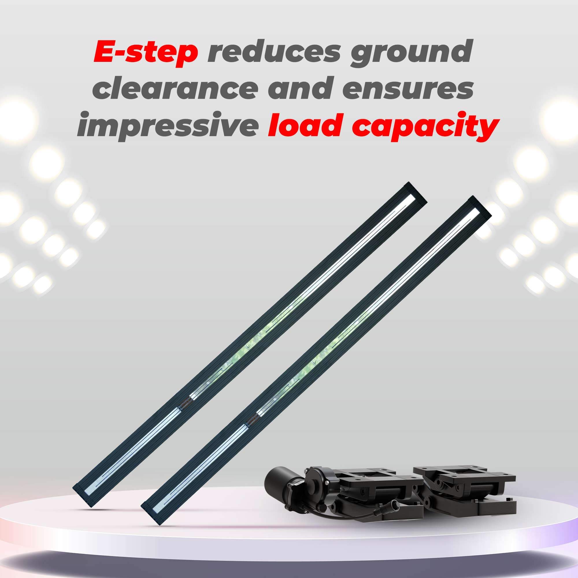 JCBL Accessories Automatic Door Side E-Step for SUVs (BMW X7 19+ E-Side Step) | E-step reduces ground | clearance and ensures | impressive load capacity