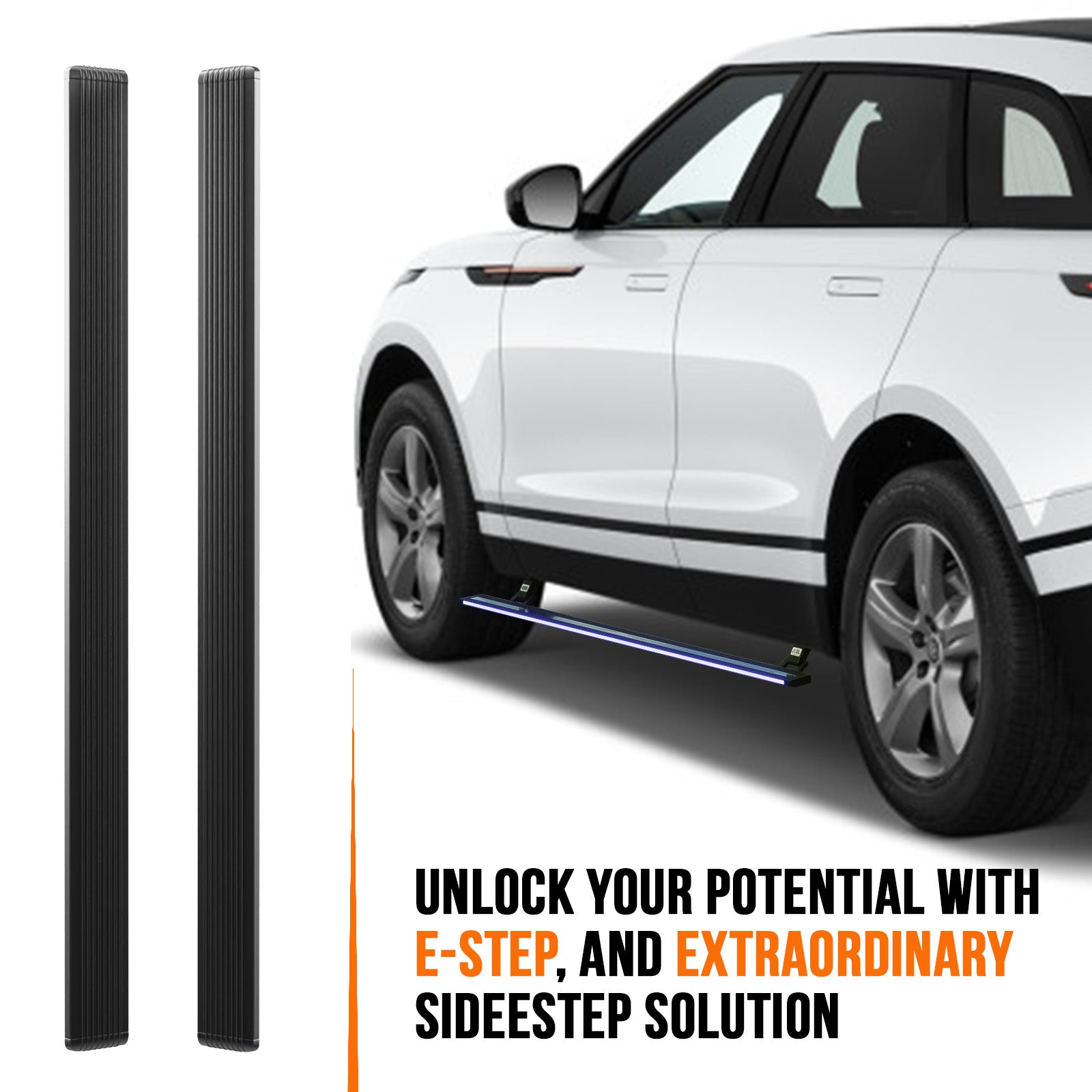 Range Rover Velar 2021–2023 RGB Electric Side Step (App Controlled)