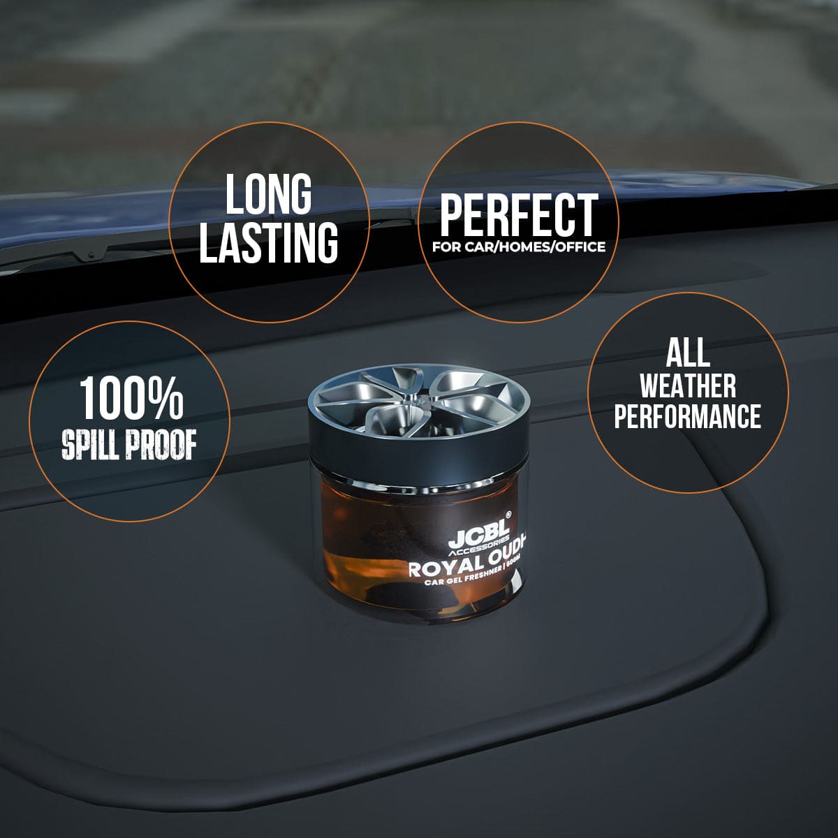 Lava Stone – Royal Udh | Natural, Long-Lasting Car Perfume