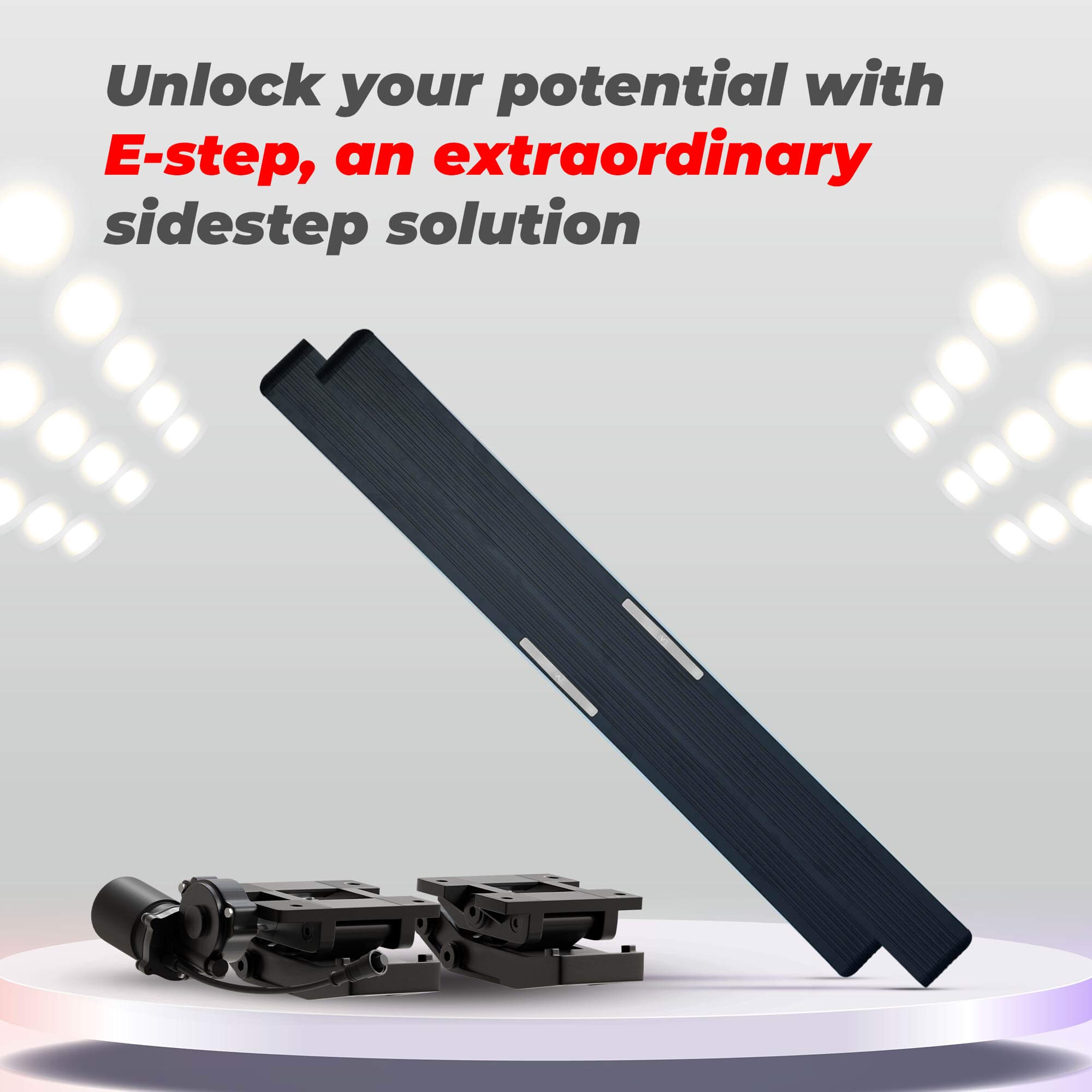 Electric Side Step for Toyota Fortuner 2016+ with RGB Streamer Lights and App Controlled