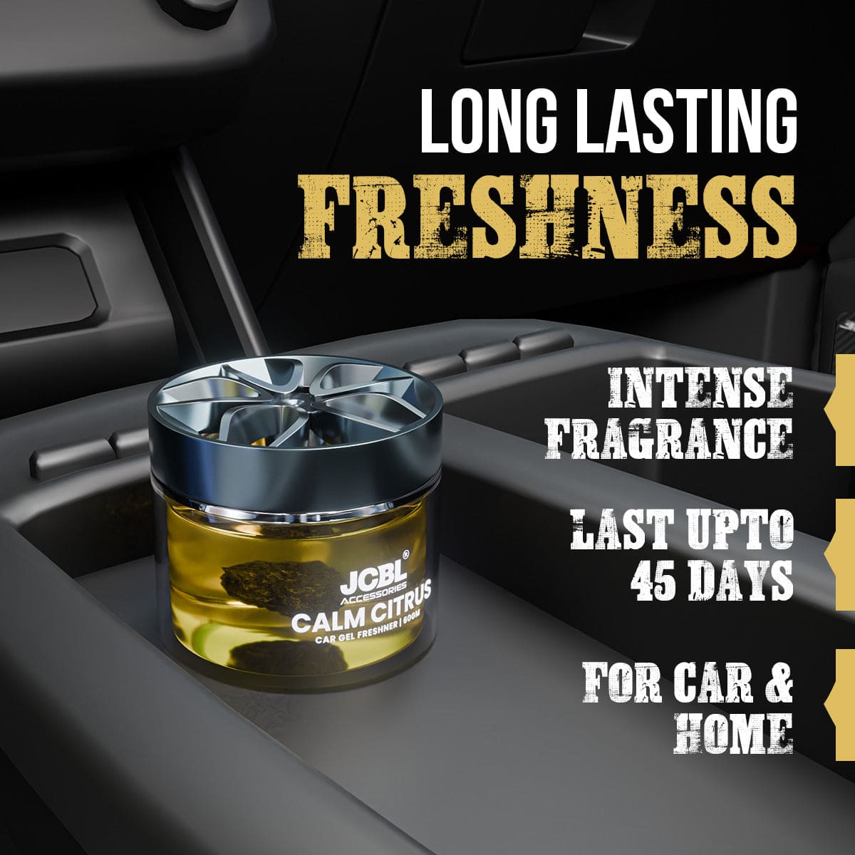 Lava Stone – Citrus | Natural, Long-Lasting Car Perfume