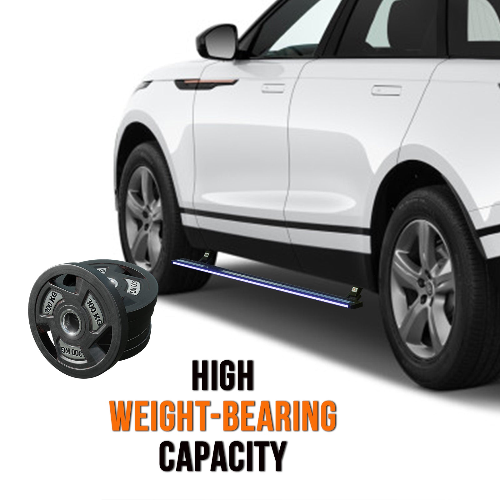 Range Rover Velar 2021–2023 RGB Electric Side Step (App Controlled)