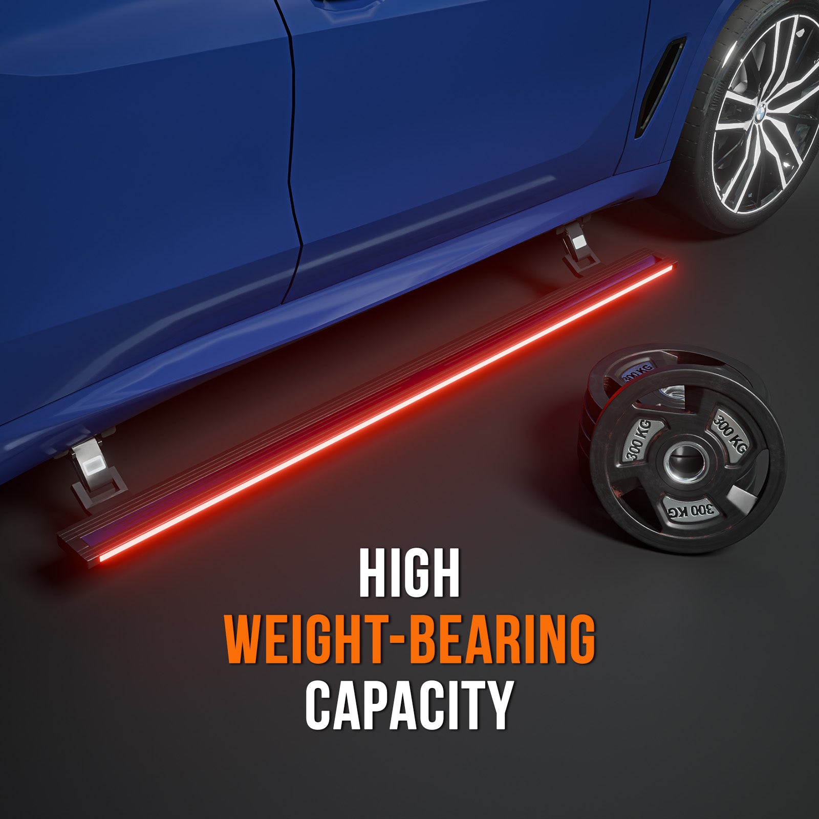 BMW X5 2019+ RGB Streamer Electric Side Step (App Controlled)