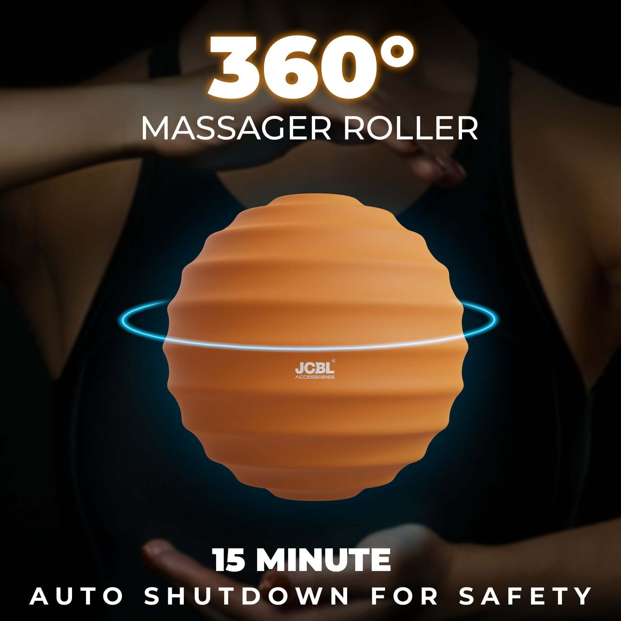 ORB Massager Ball with Heating and Vibration Modes | Orange