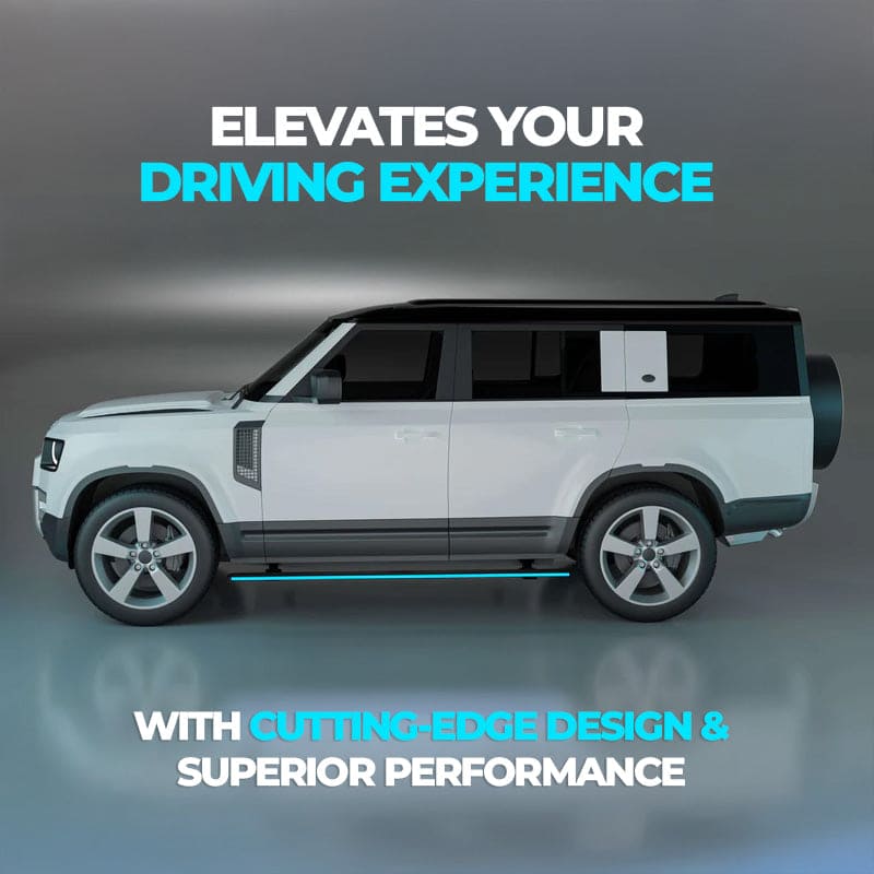 Land Rover Defender 130, 2020+ Electric Side Step with RGB Lights & App Control