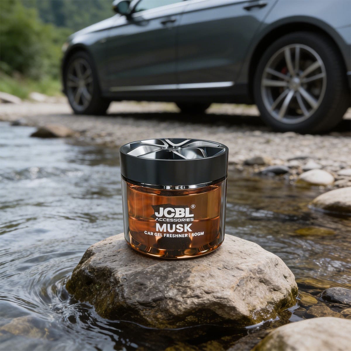 Lava Stone – Musk | Natural, Long-Lasting Car Perfume