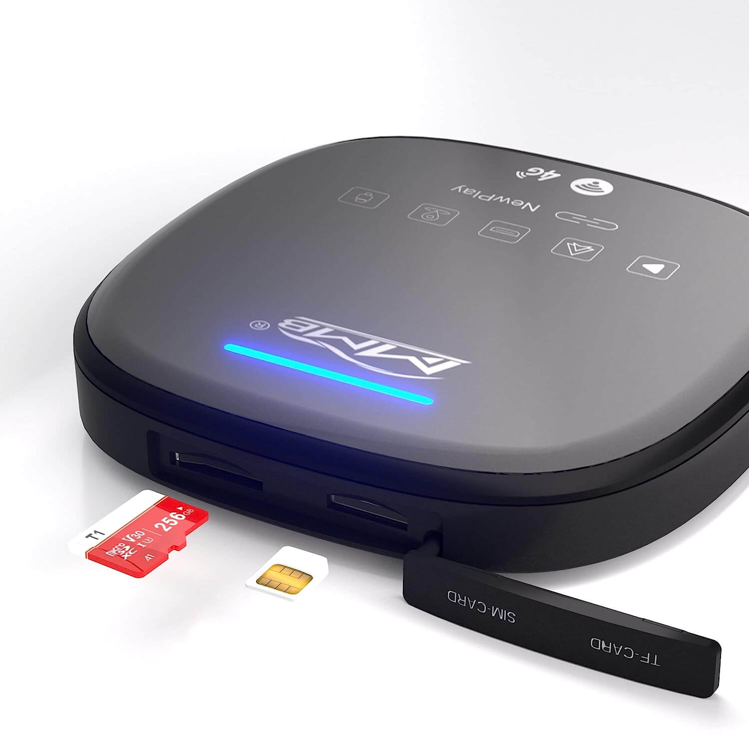 Wired to Wireless Car Adapter | Supports Android Auto & Car Play | 4 GB RAM | 64 GB ROM