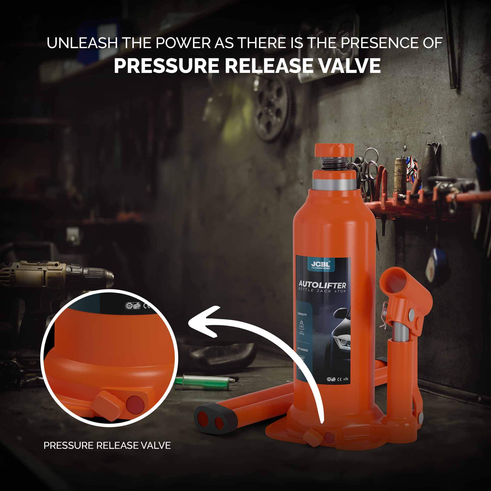 Autolifter - 4 Ton Hydraulic Jack | Heavy Duty | Portable