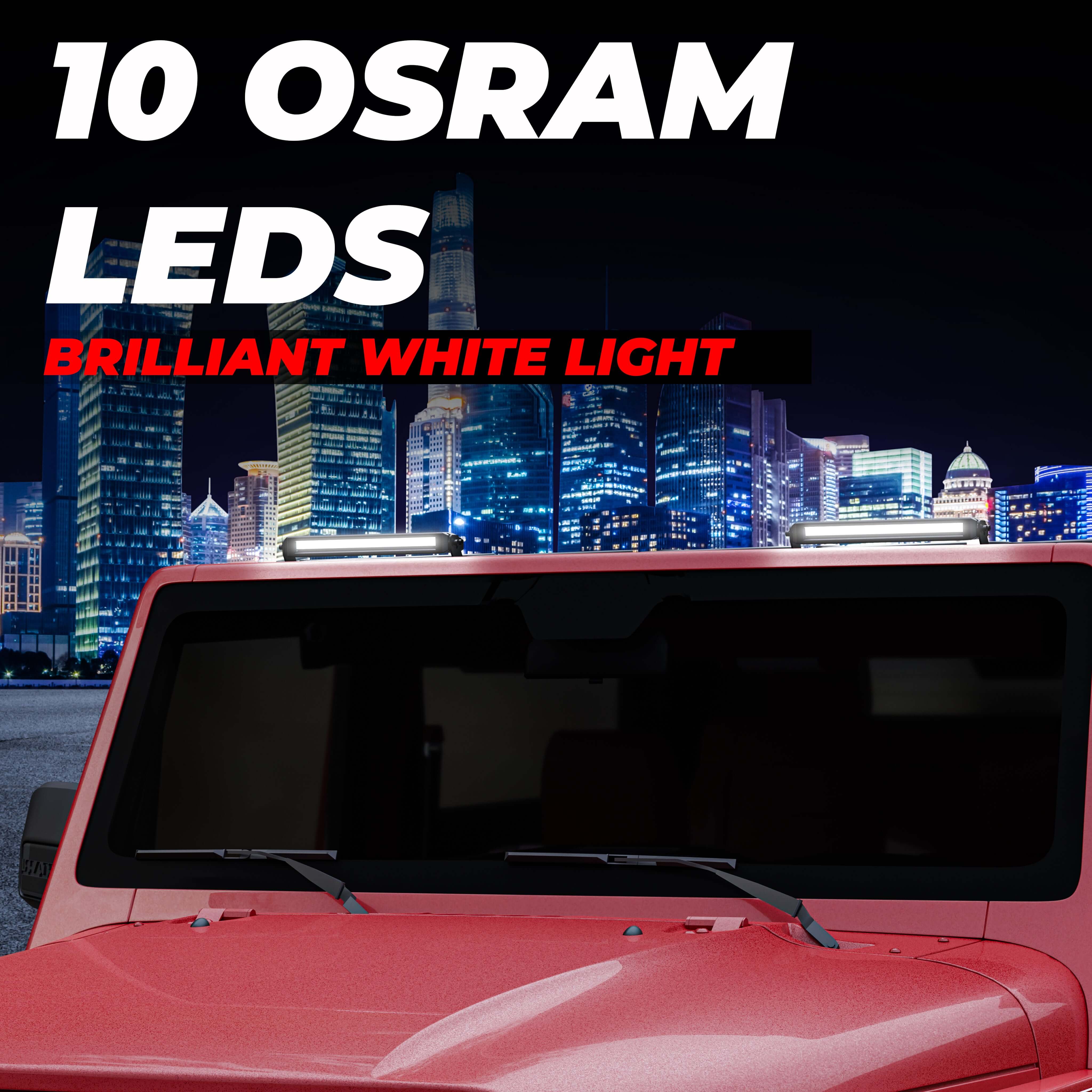 Barado 10 Inch Single Roof LED Light Bar