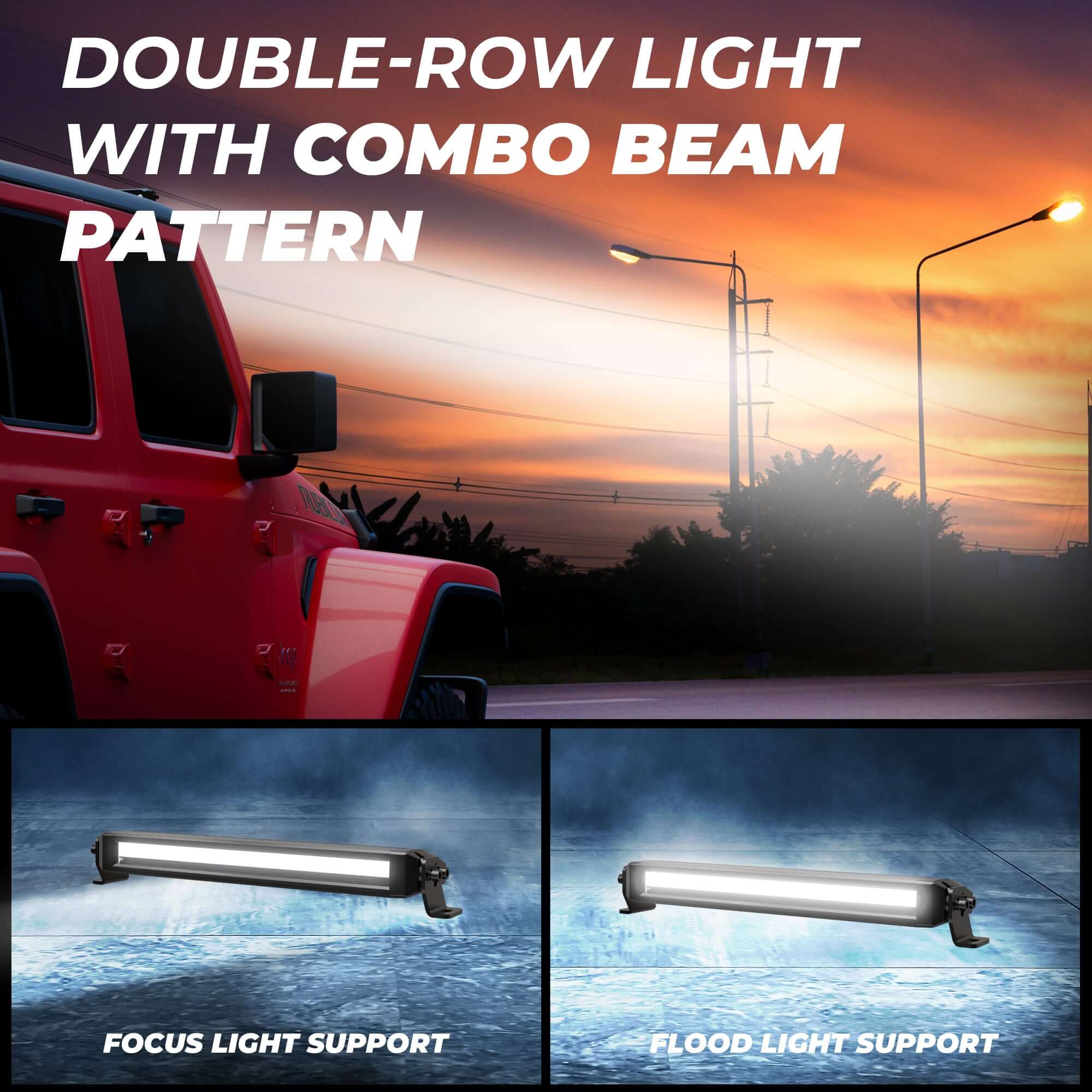 Barado 20 Inch Single Roof LED Light Bar