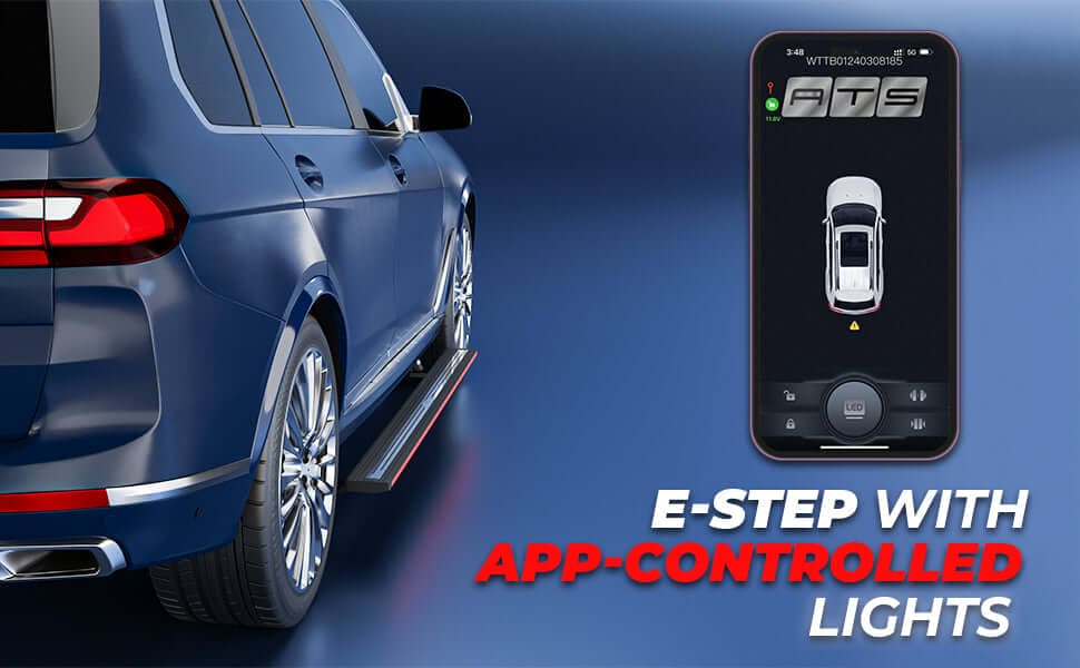 Electric Side Step for BMW X5 2019+ with RGB Streamer Lights and App Controlled