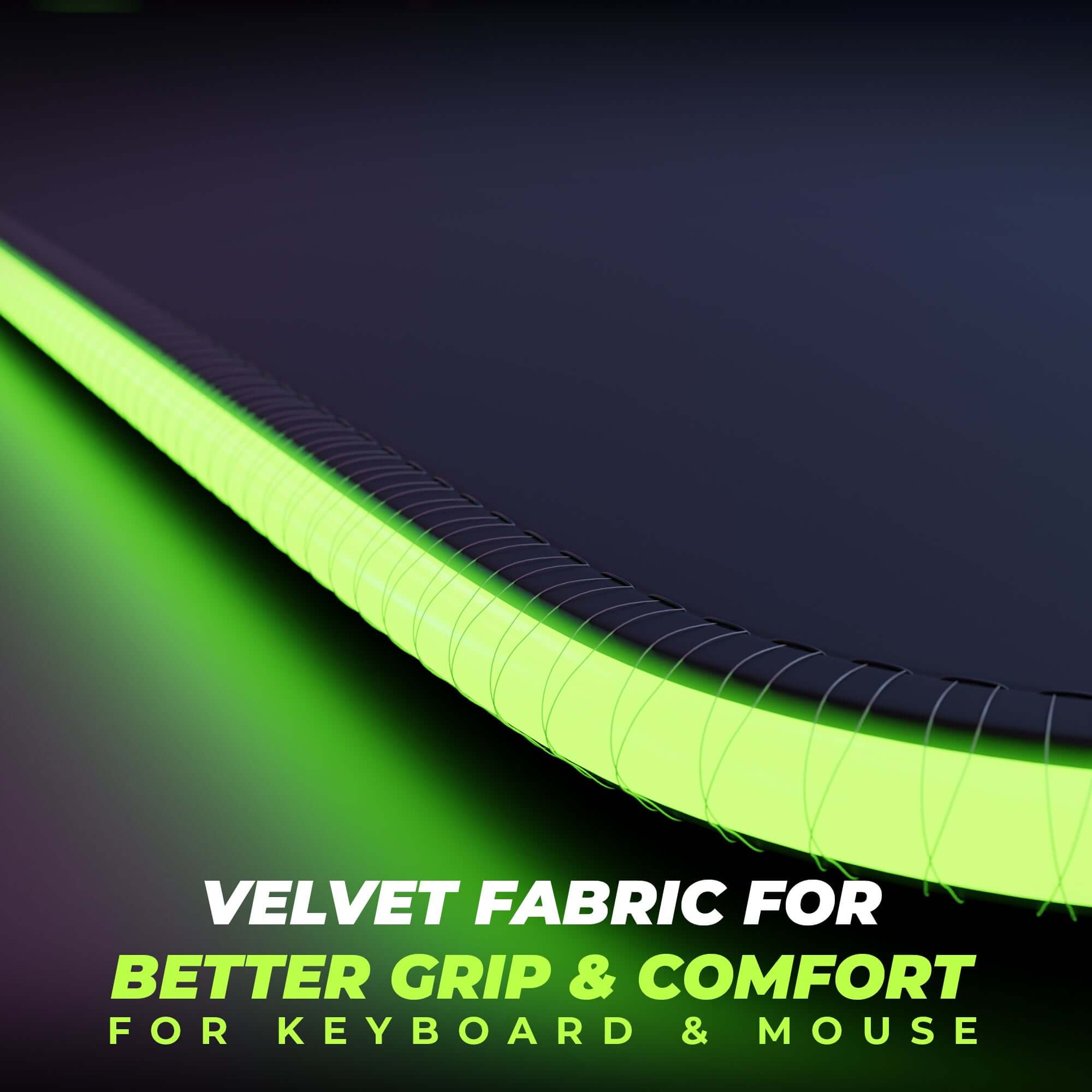 JCBL Accessories Illumicharge 2-in-1  RGB Mouse Pad With 15W Fast Wireless Charger -  The Matt Black Theme