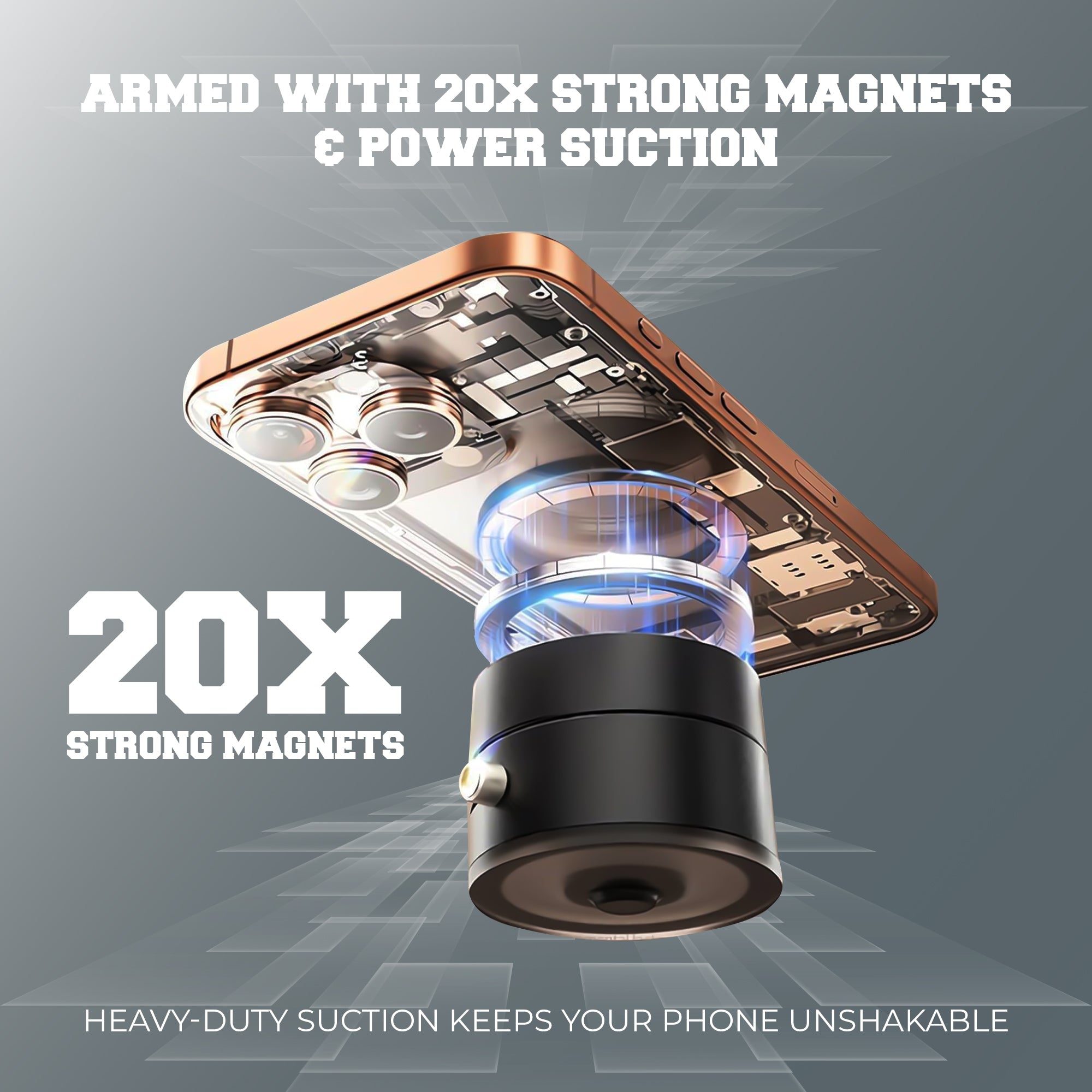 Maglift™ Magnetic Mount – Stick It Anywhere. Stay Hands-Free Everywhere.