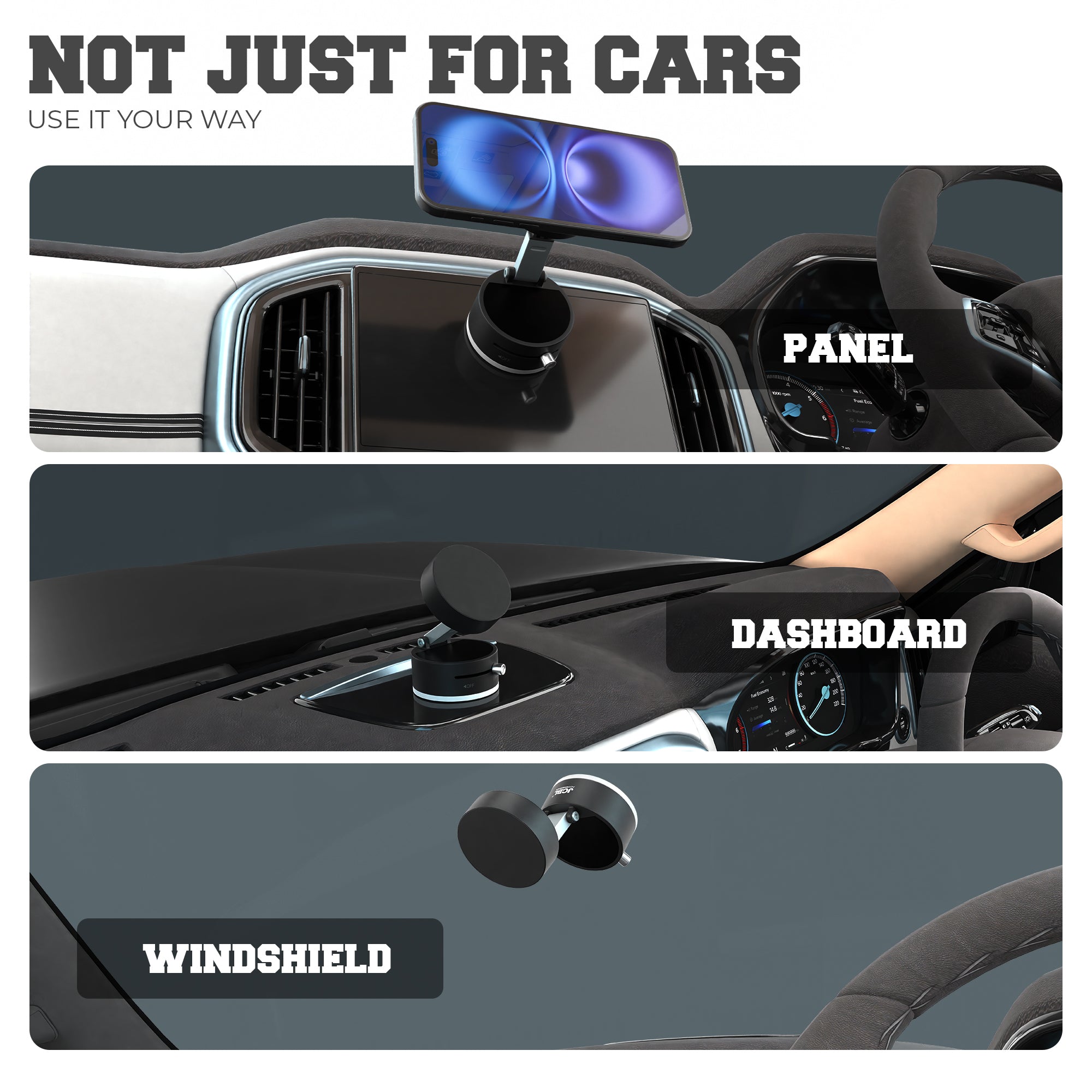 Maglift™ Magnetic Mount – Stick It Anywhere. Stay Hands-Free Everywhere.