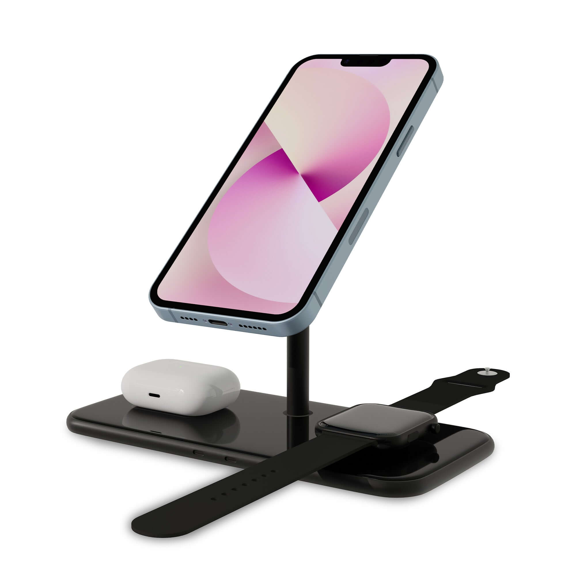 JCBL Accessories Magsafe 28.5W Fast Wireless charging stand For Mobile, Watch, Airpods Charging, SW12 |