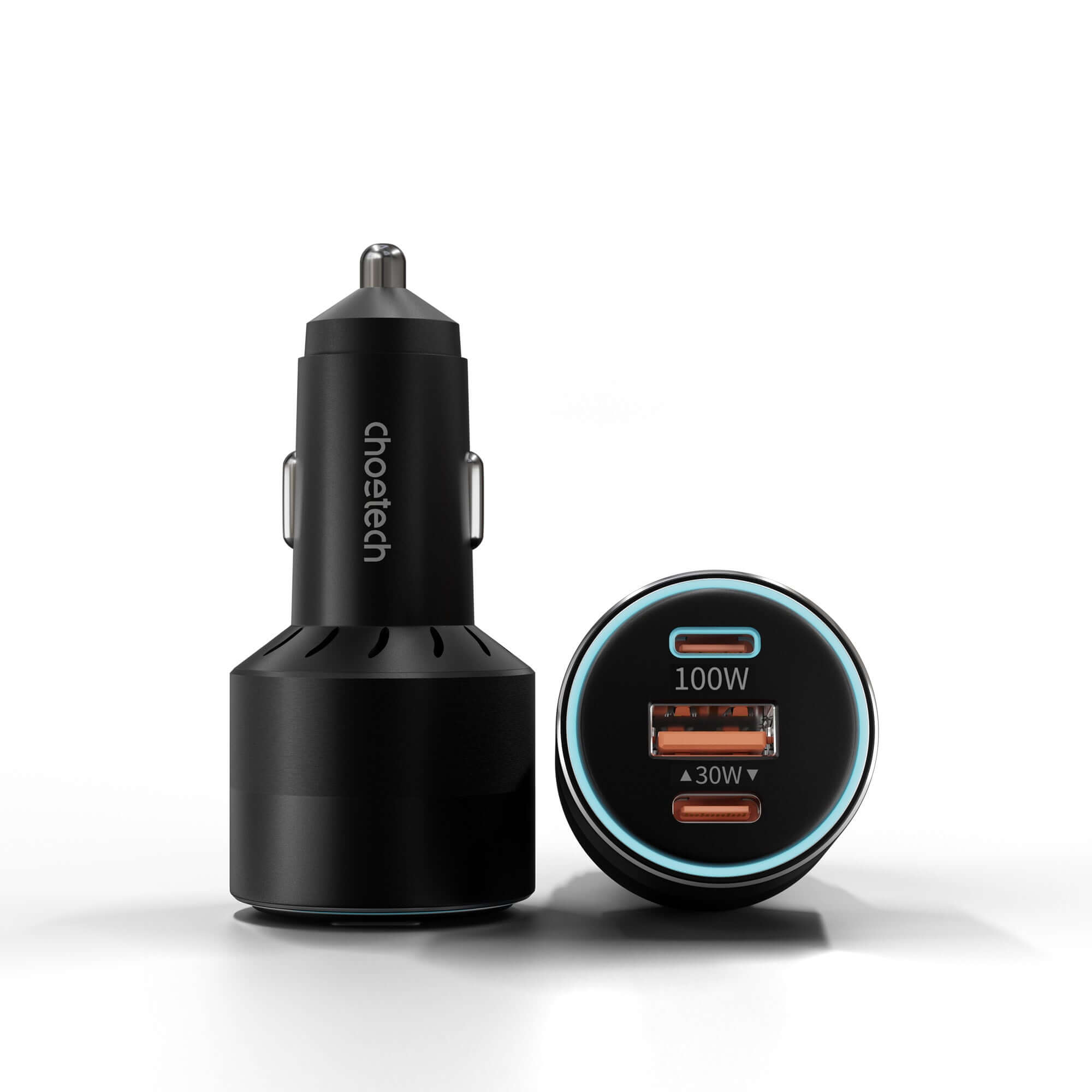 Choetech 130W Type C/A Metallic Body Car Charger, TC0011