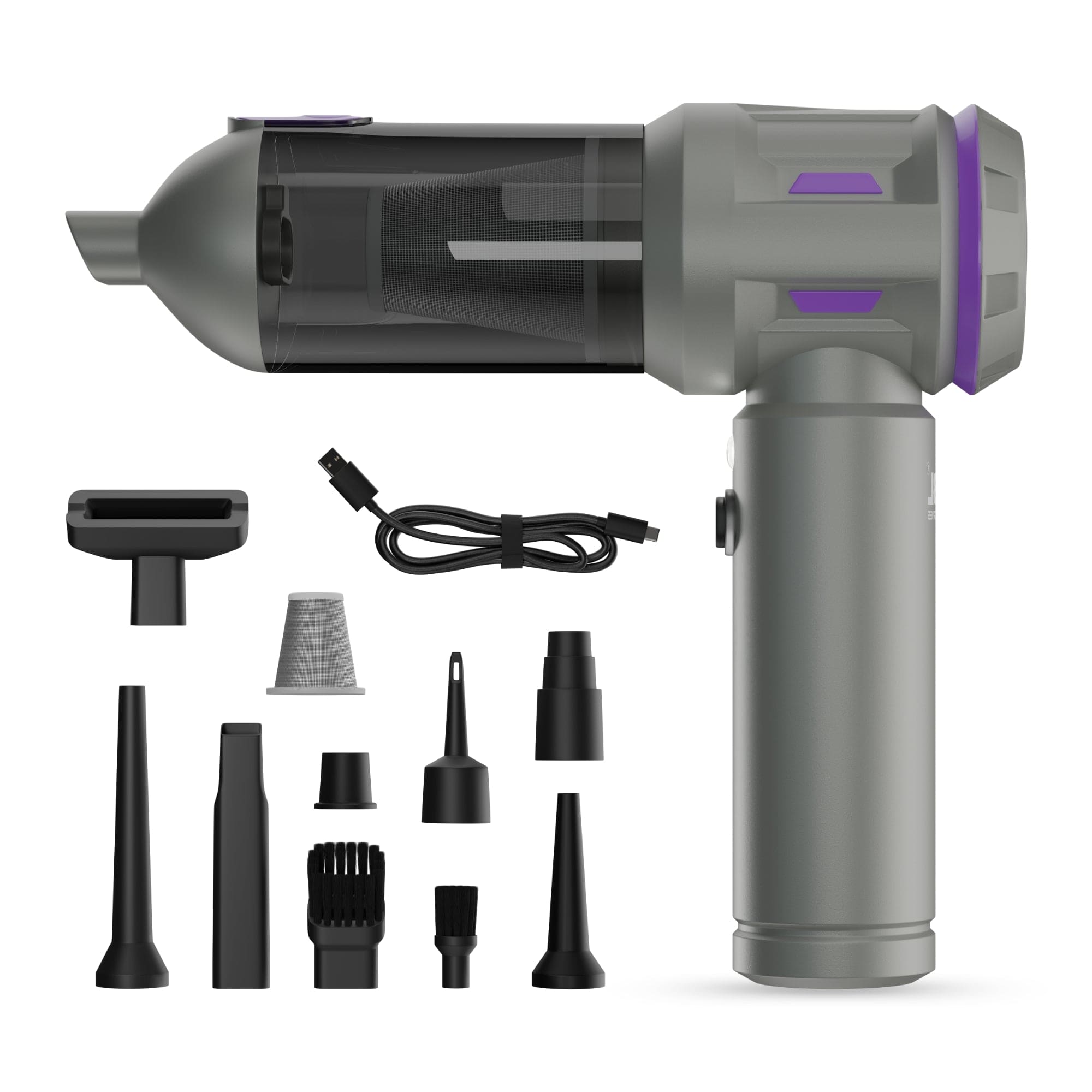 Wireless Car Vacuum Cleaner 5.0 – 110W Powerful Cordless Handheld with 16kPa Suction, HEPA Filter & Type-C Charging