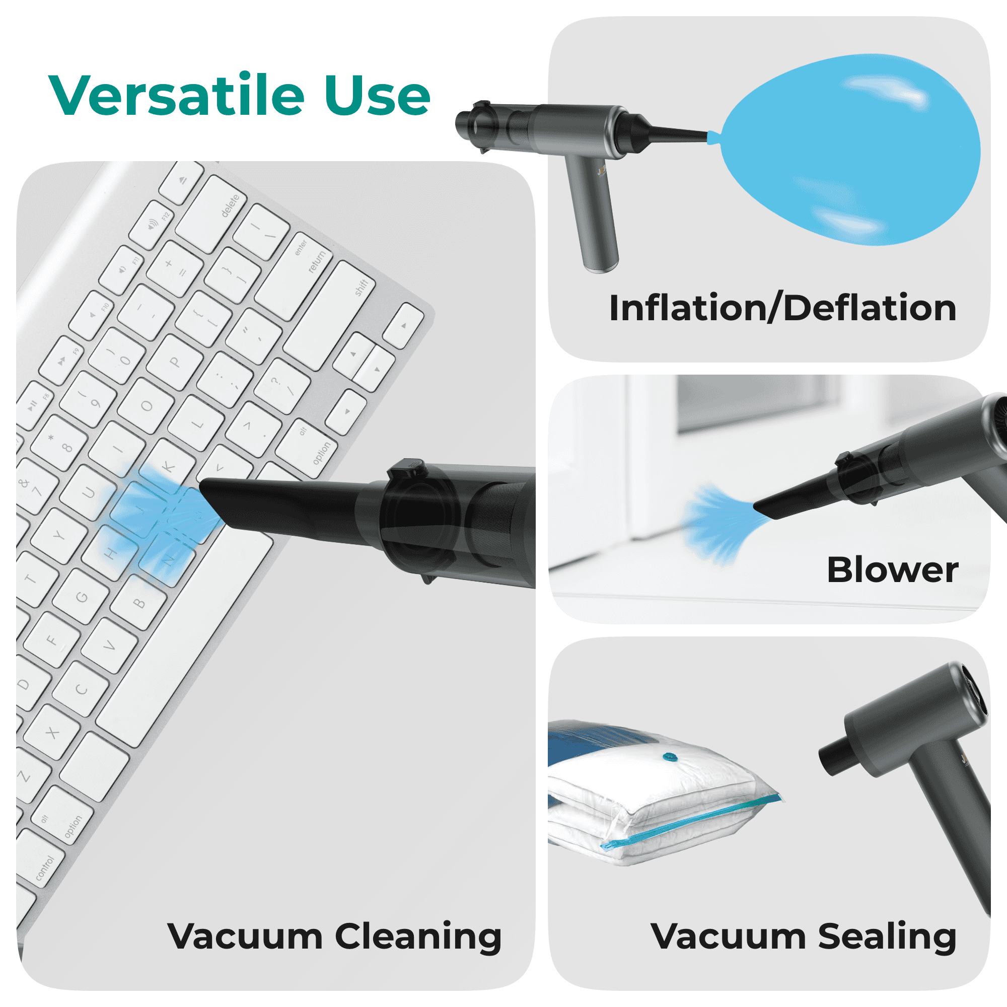 Cordless Car Vacuum Cleaner 6.0 with 20kPa Suction & Blower