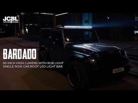 Barado 50 Inch Single Roof LED Light Bar | 250W | RGB Lights