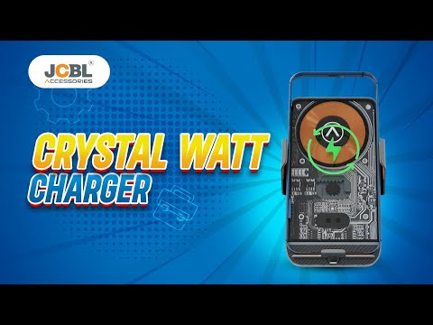 Crystal Watt Dashboard Mount Mobile Holder and Charger | Three Magnetic Heads