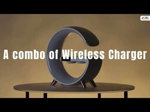 G Lamp with 15W Fast Wireless Charger | Bluetooth Speaker | Alarm Clock | 256 RGB Colours