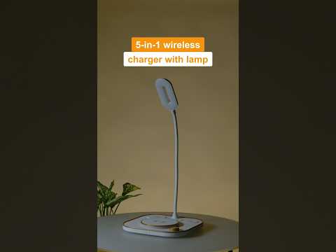5-in-1 Wireless Mobile Charger with Lamp and Warm Ring Light