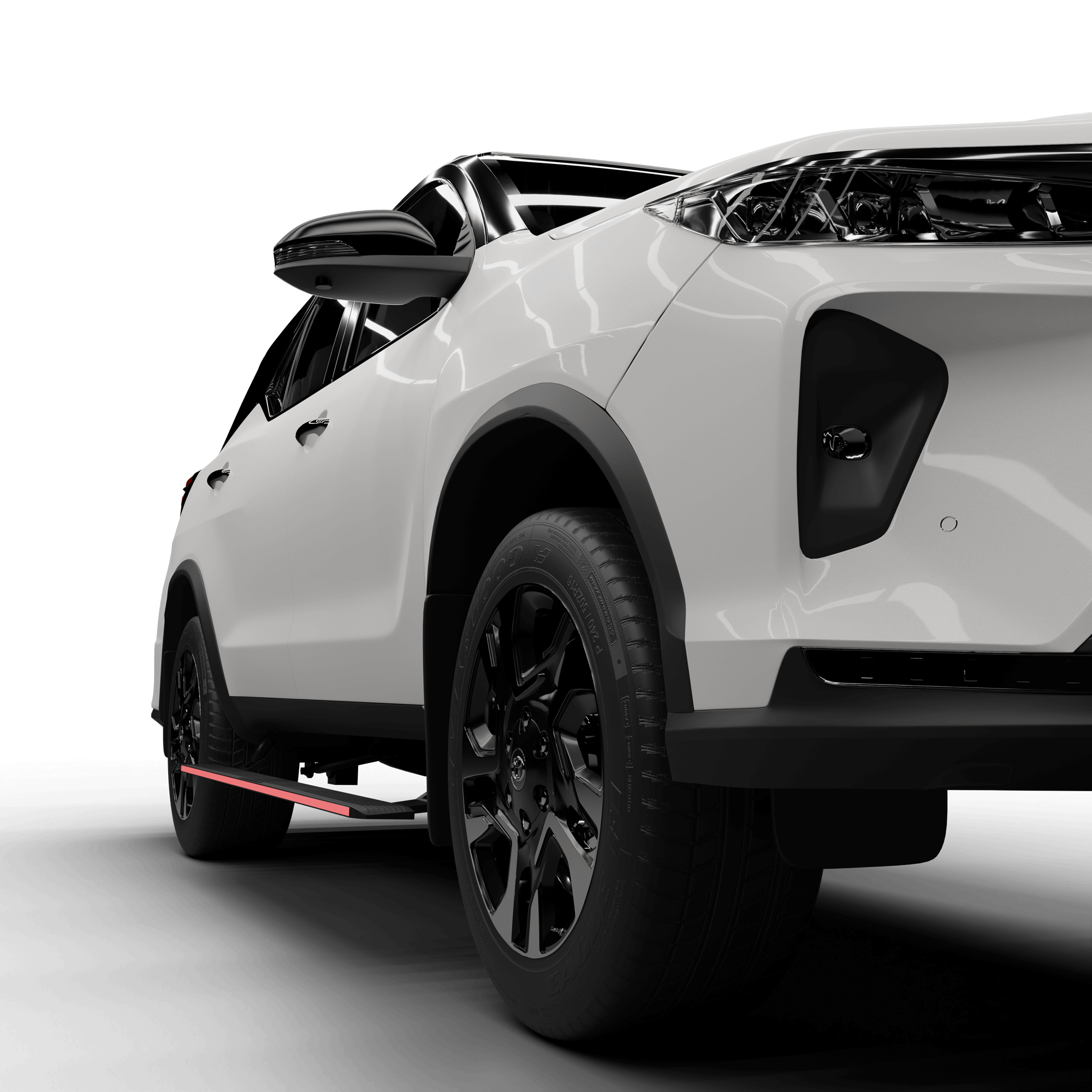 Electric Side Step for Toyota Fortuner 2016+ with RGB Streamer Lights and App Controlled