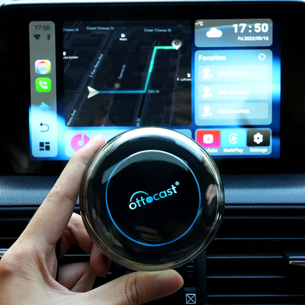 Ottocast PICASOU 2 Plug-n-Play CarPlay/Android Multimedia AI Device Box