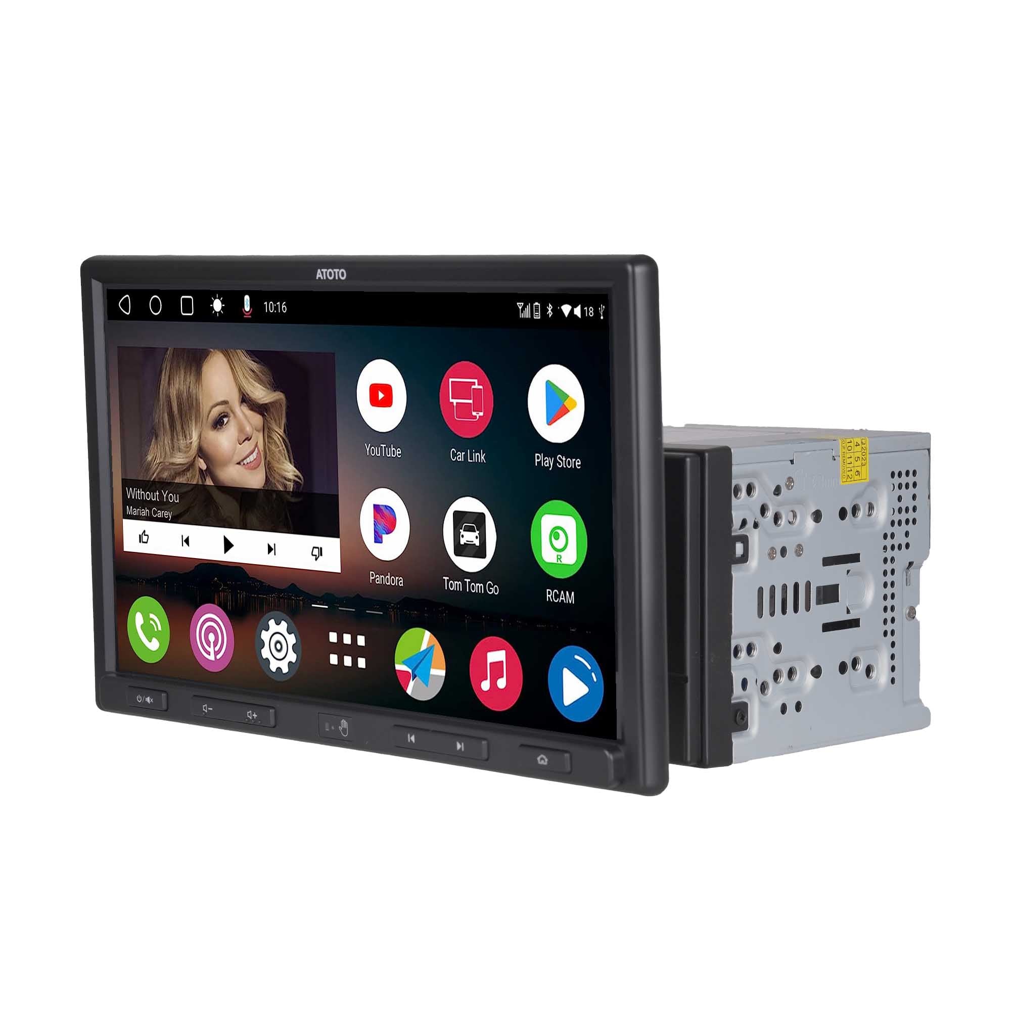 S8 Ultra Pro 10.1 Android Double Din Headunit | 6 GB RAM | 128 GB ROM | QLED Display | Hand-Gesture Navigation