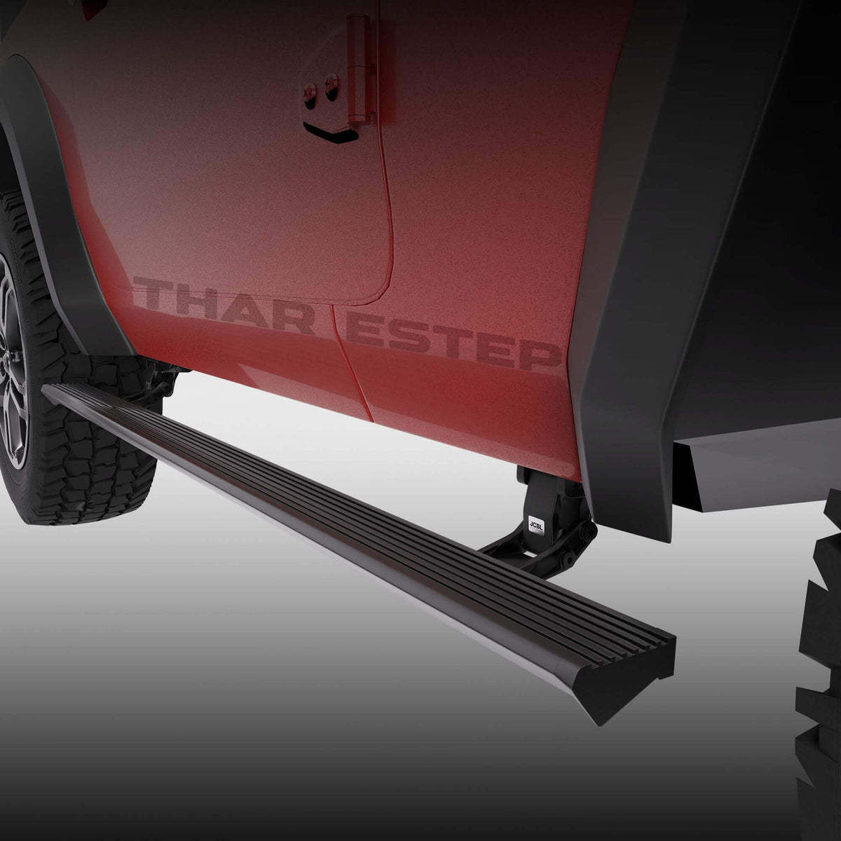 JCBL Accessories | Mahindra Thar E-Step - Automatic Door Side Step