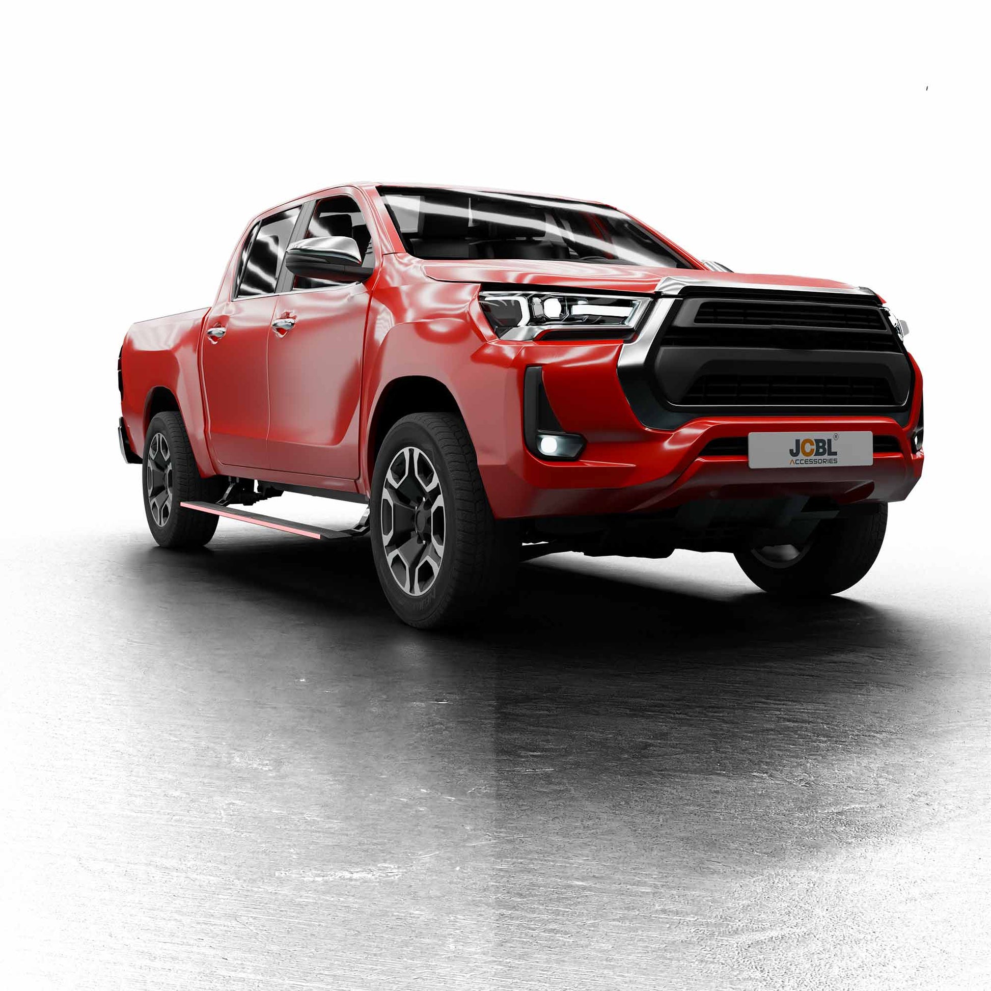 JCBL Accessories Automatic Door Side E-Step for SUVs ( Toyota Hilux Revo 16+ E-Side Step )