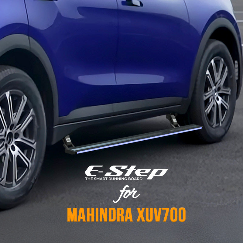 Mahindra XUV700 2021+ Electric Side Step with RGB Streamer Lights & App Control