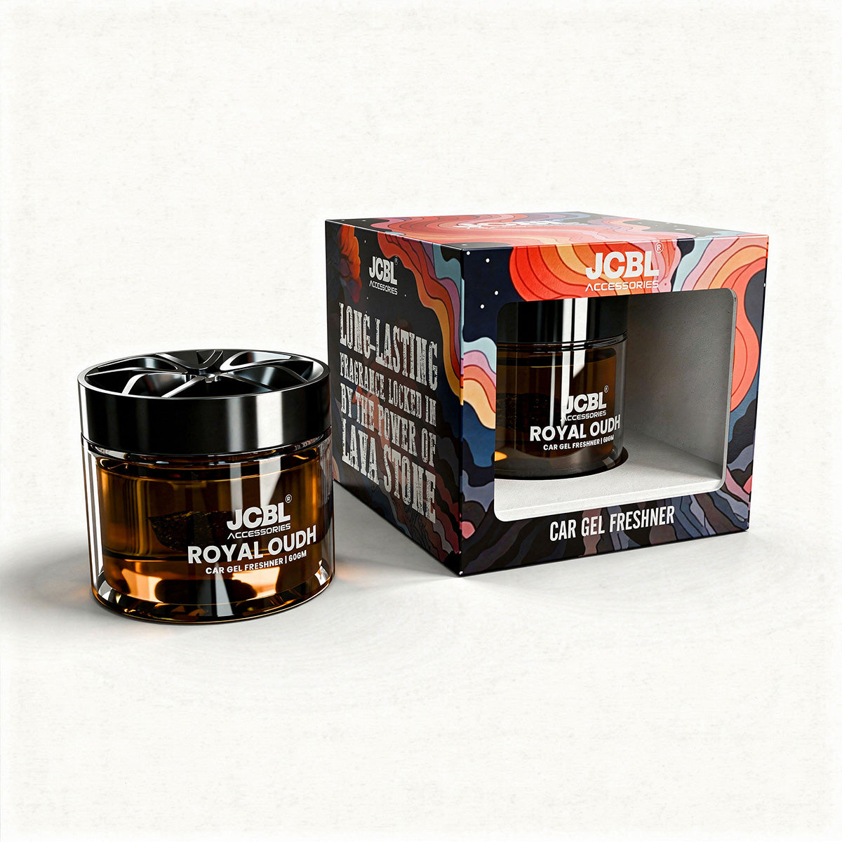 Lava Stone Clam – Royal Udh | Natural, Long-Lasting Car Perfume