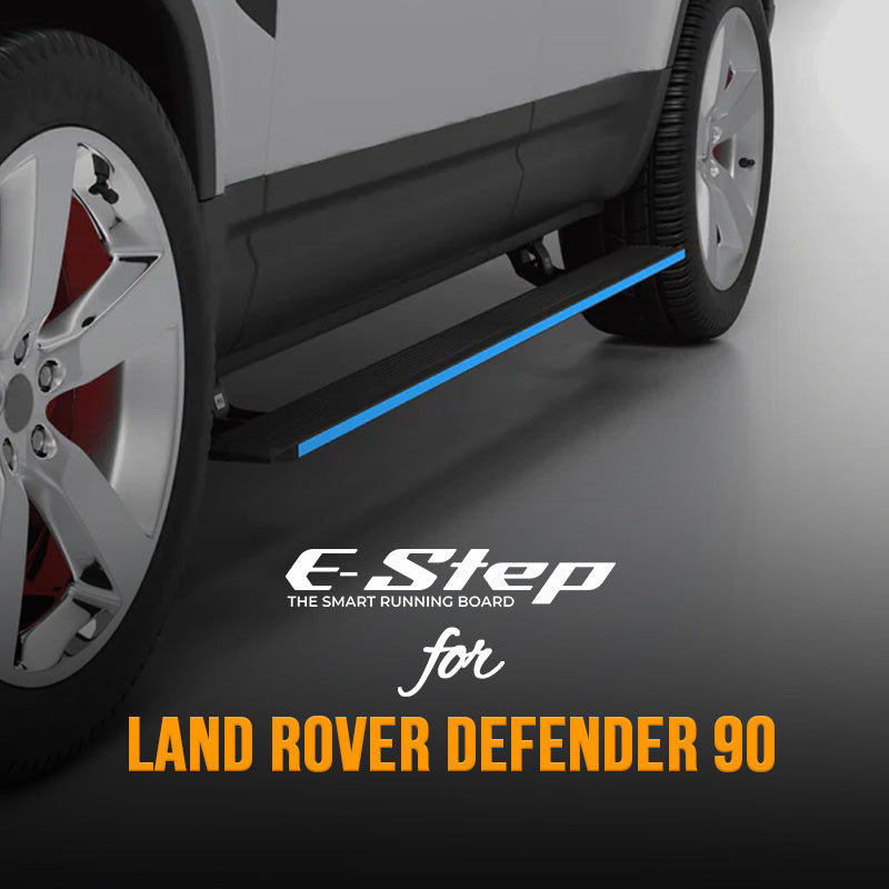 Land Rover Defender 90, 2020+ Electric Side Step with RGB Lights & App Control
