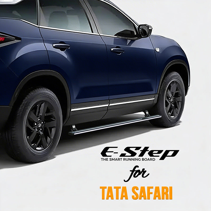 Tata Safari 2021+ Electric Side Step with RGB Streamer Lights & App Control