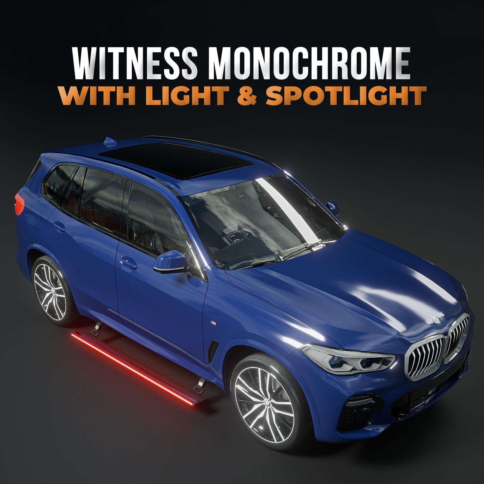 BMW X5 2019+ RGB Streamer Electric Side Step (App Controlled)