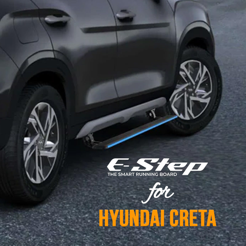 Hyundai Creta 2020+ Electric Side Step with RGB Streamer Lights & App Control